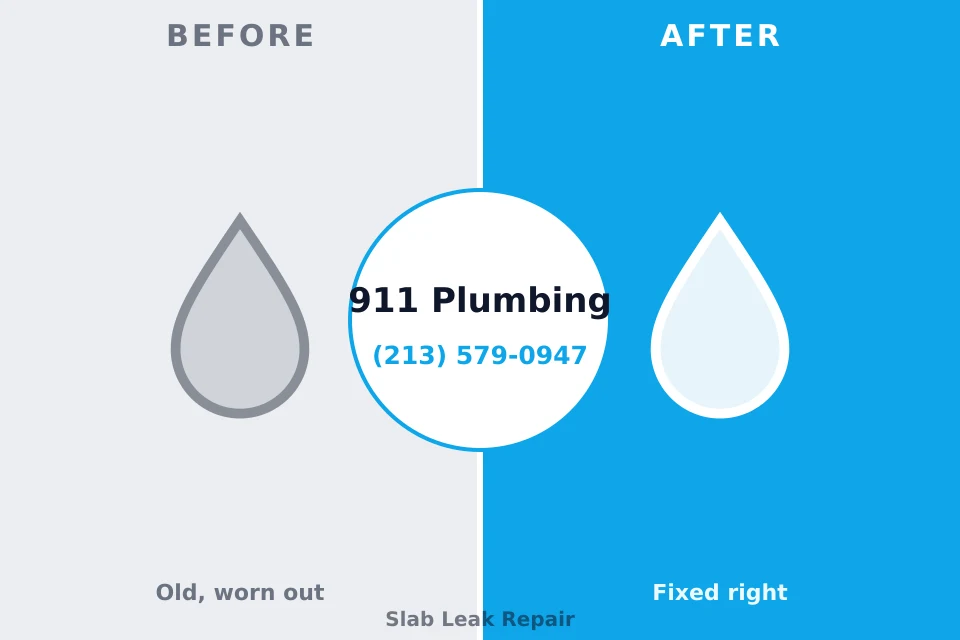 Before and after: plumbing repair Willoughby, OH